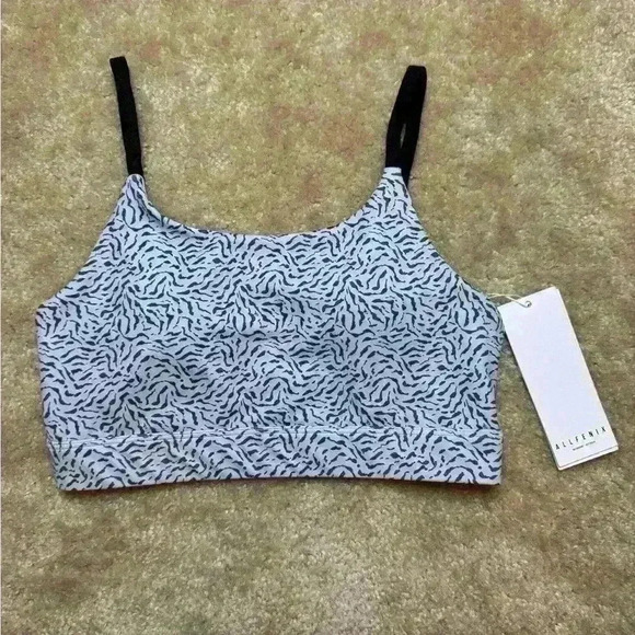 Allfenix Other - Allfenix Blue Powder Cheetah Sports Bra NWT Size Small